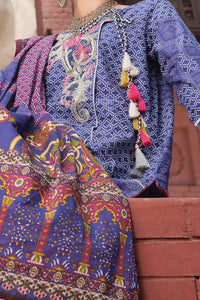 Blue Lawn 3Pc Stitched - ALP-721