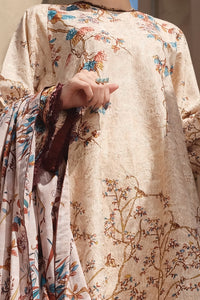 Natural Lawn 3Pc Stitched - ALP-726