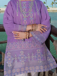 Purple Cotton Tunic - AL-LK-732