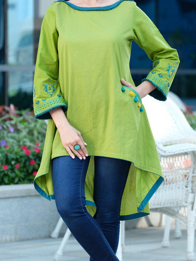 Green Lawn Tunic - AL-LK-746