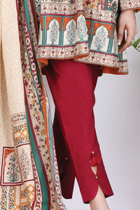 Beige Cambric 3Pc Stitched - ALP-754