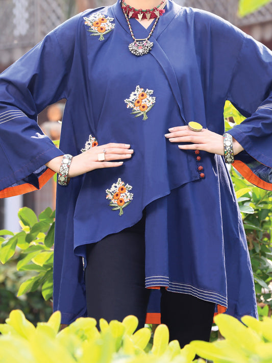Blue Lawn Tunic - AL-LK-774