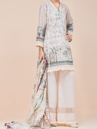Beige Lawn 3 Piece Stitched - ALP-3PS-781