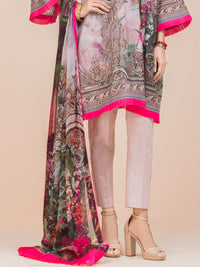 Pink Lawn 3Pc Stitched - ALP-3PS-789
