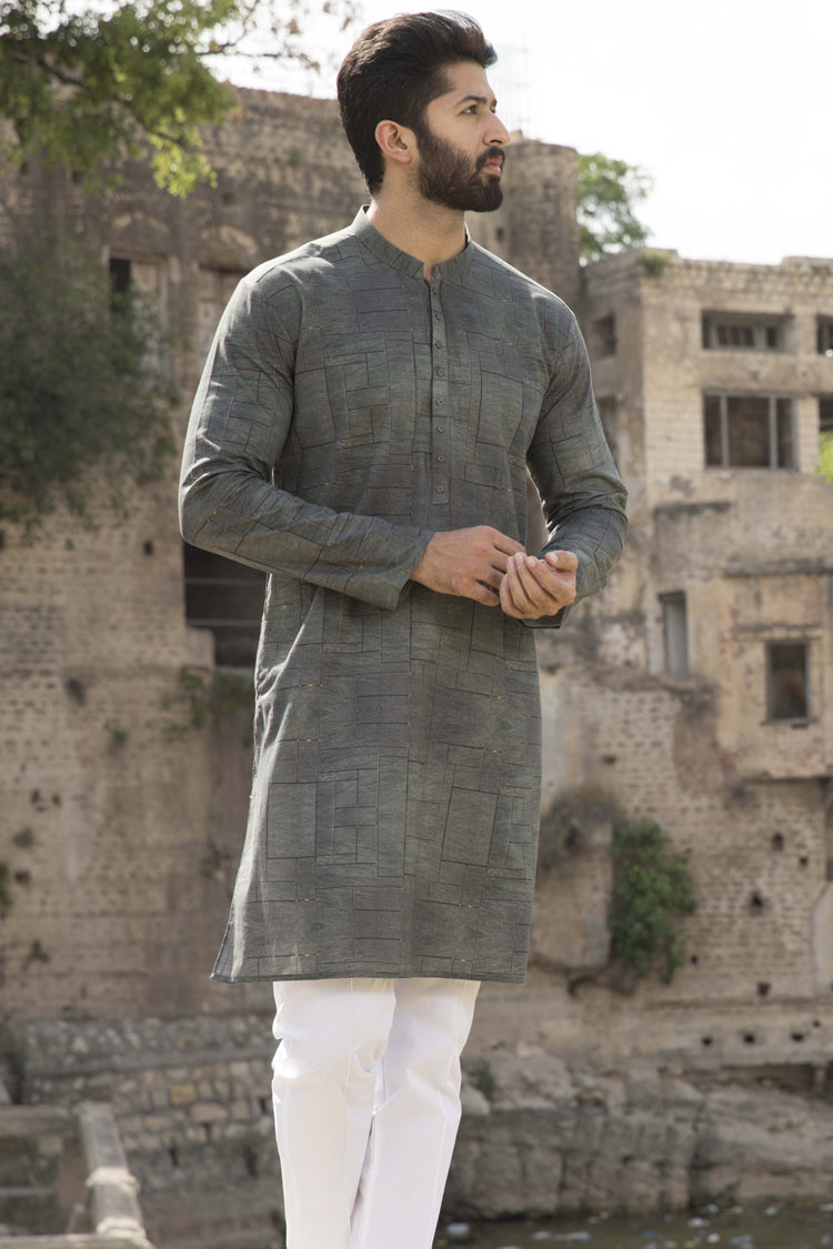 Blue Kurta - AL-K-792B