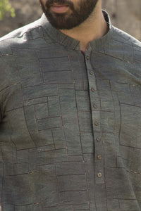 Blue Kurta - AL-K-792B
