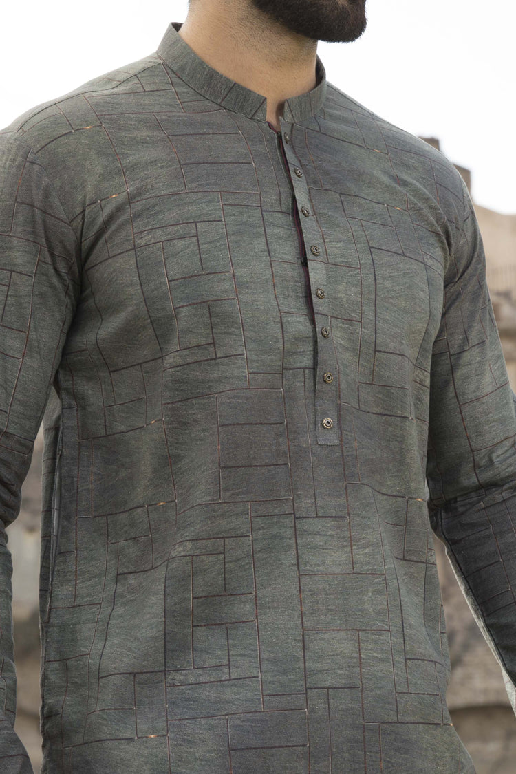 Blue Kurta - AL-K-792B