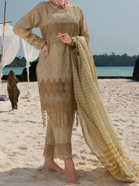 Sea Green Lawn 3Pc Stitched - ALP-3PS-836