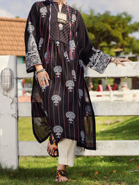 Black Lawn Tunic - AL-LK-868