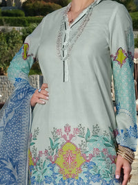 Aqua Lawn 3Pc Stitched - ALP-3PS-889
