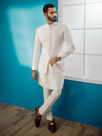 White Prince Coat  - AL-PCS-017