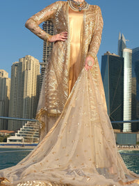 Golden Net 3Pc Stitched - ALP-3PS-911