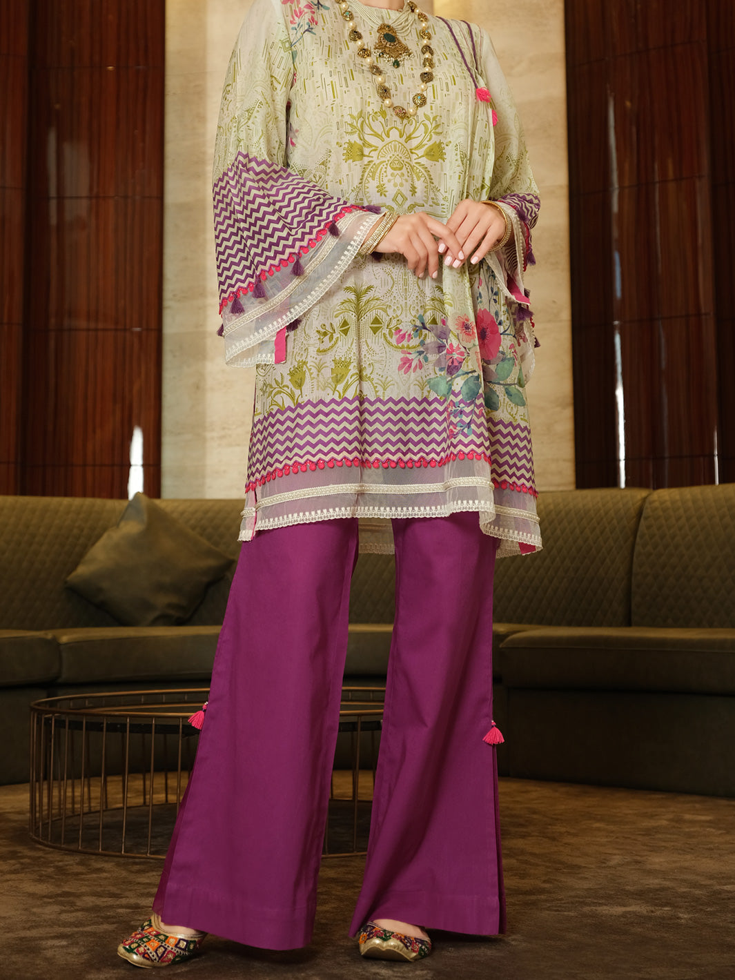 Ivory Lawn 2Pc Unstitched - ALP-2PS-919