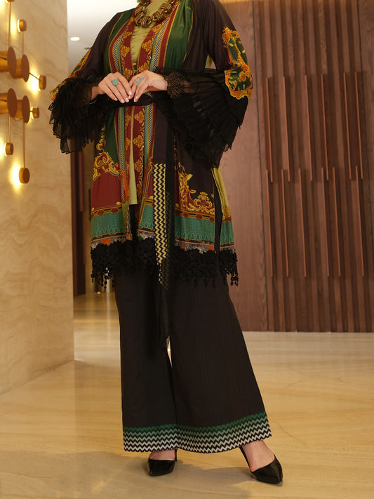 Black Lawn 2 Piece Unstitched - ALP-2PS-920