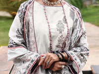 Grey Lawn 3 Piece Stitched - ALP-3PS-928