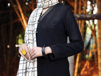 Black Jacquard 3Pc Stitched - ALP-3PS-947