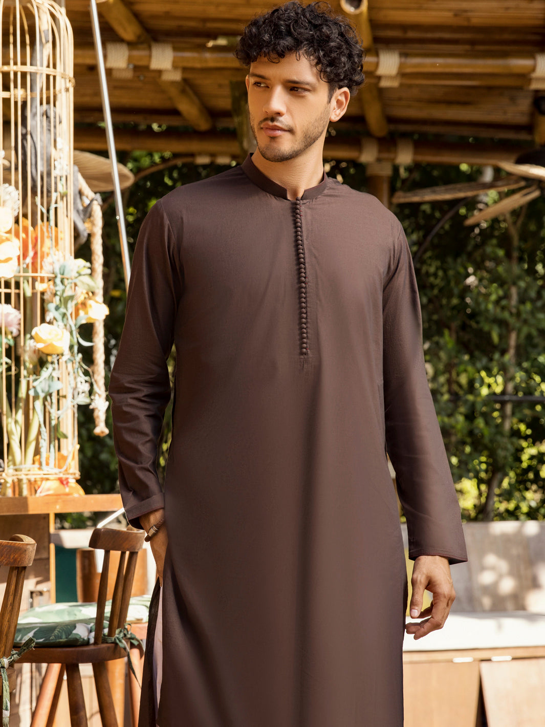 Brown Kurta - AL-K-955