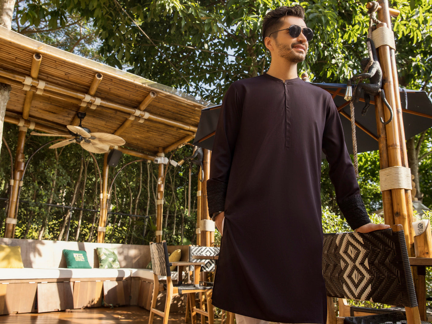 Dark Purple Kurta - AL-K-959