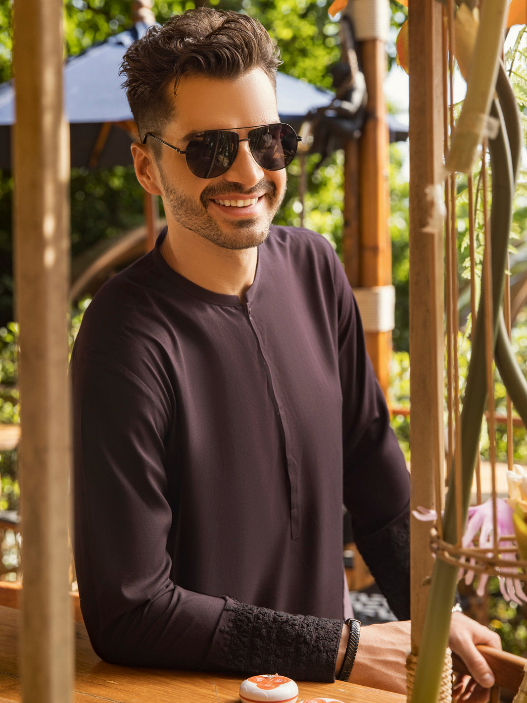 Dark Purple Kurta - AL-K-959