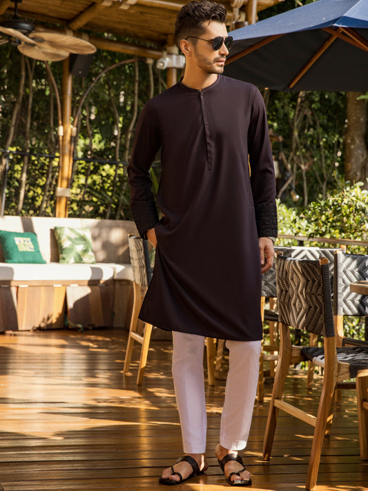 Dark Purple Kurta - AL-K-959
