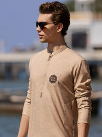 Beige Kurta - AL-K-960