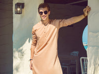 Peach Kurta - AL-K-966