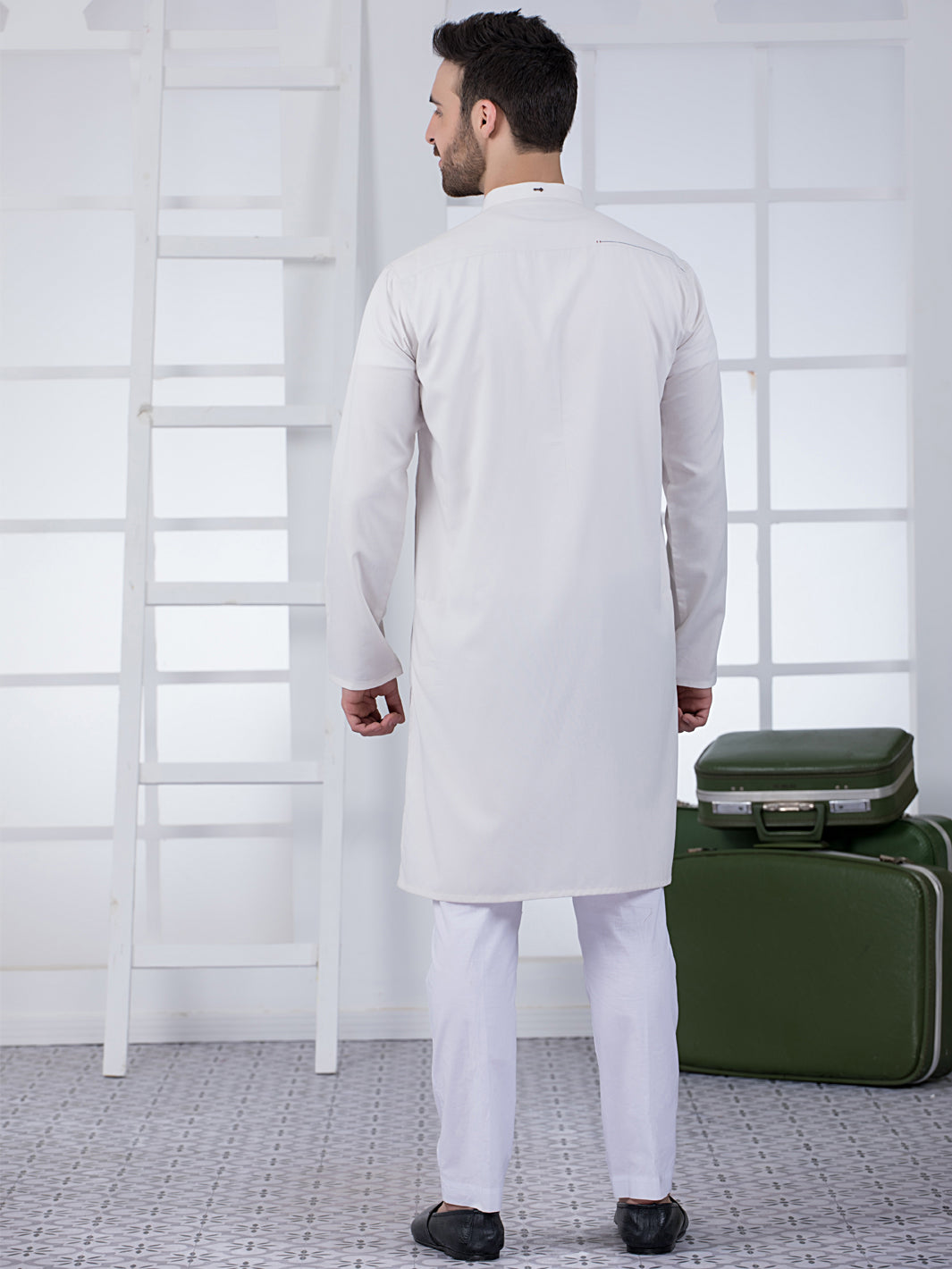 White Kurta - AL-K-986