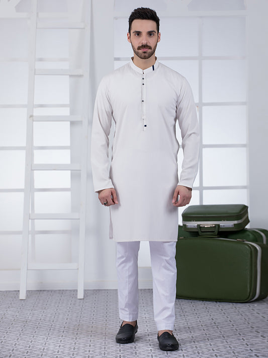 White Kurta - AL-K-986