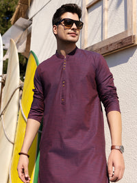 Purple Kurta - AL-K-990