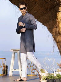 Grey Kurta - AL-K-997