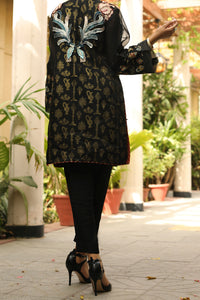 Black 2 Piece Stitched - LKS-615