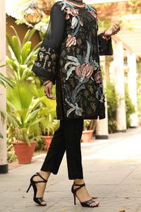 Black 2 Piece Stitched - LKS-615