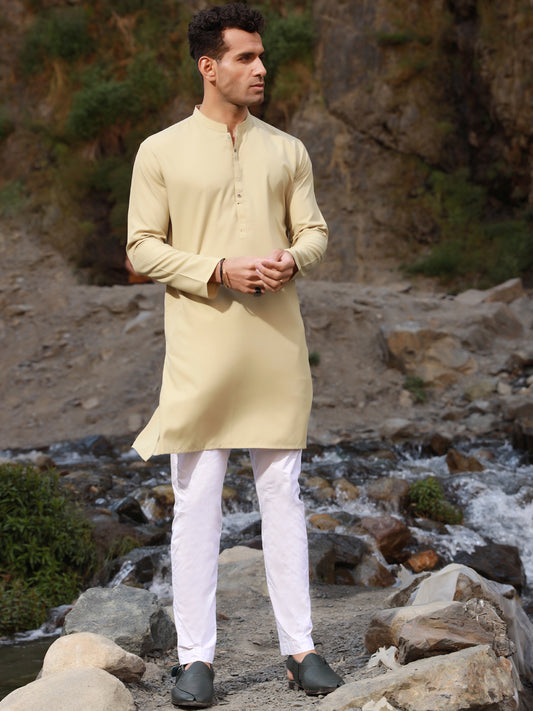 Light Green Kurta - AL-K-1036