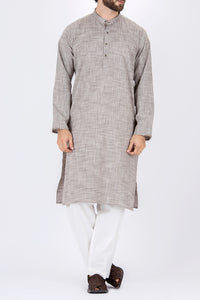 Grey Blended Kurta - AL-K-693
