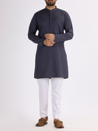 Purple Blended Kurta - AL-K-822