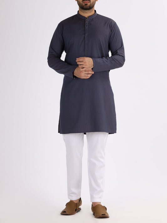 Purple Blended Kurta - AL-K-822