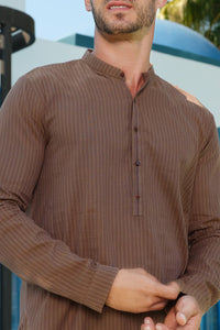 Mustard Bunnat Kurta - AL-K-838