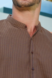 Mustard Bunnat Kurta - AL-K-838