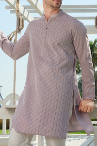 Light Pink Blended Kurta - AL-K-841A