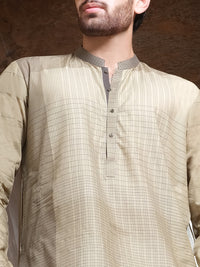 Green Cotton Kurta - AL-K-885