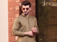 Green Cotton Kurta - AL-K-894