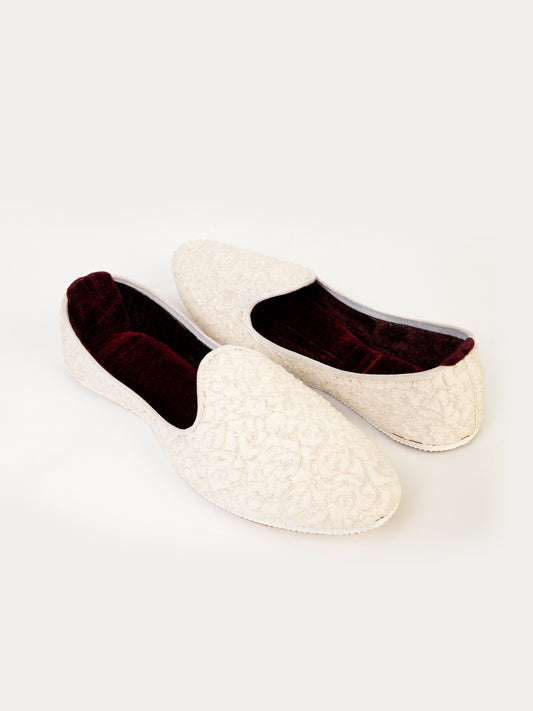 Cream Blended Khussa - AL-KH-141