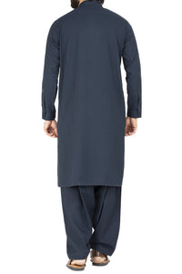 Blue Blended Kameez Shalwar - AL-KS-2444