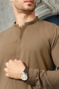 Green Blended Kameez Shalwar - AL-KS-2465