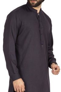 Purple Blended Kameez Shalwar - AL-KS-2470