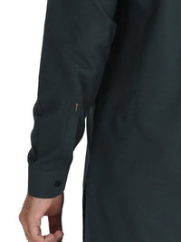 Green Blended Kameez Shalwar - AL-KS-2485-R1