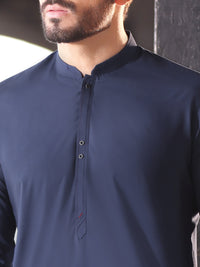 Blue Blended Kameez Shalwar - AL-KS-2573