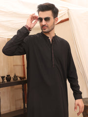 Black Kameez Shalwar - AL-KS-2592B