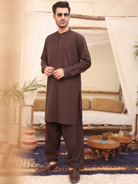 Brown Kurta Shalwar - AL-KS-2620