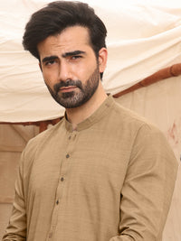 Light Green Blended Kameez Shalwar - AL-KS-2625